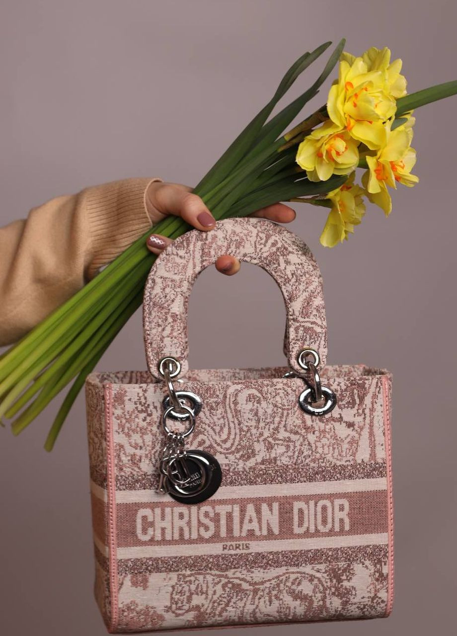 Сумка классическая с лого Christian Dior Lady d-lite Vakko (260585754)