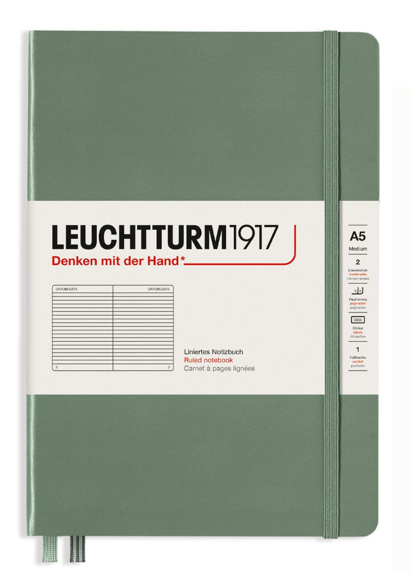 Блокнот, Smooth Colours, Середній, Olive, Лінія Leuchtturm1917 (269901211)