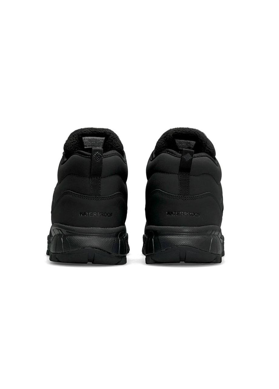 Черные демисезонные кроссовки мужские, вьетнам Columbia Firebanks Mid Trinsulate All Black