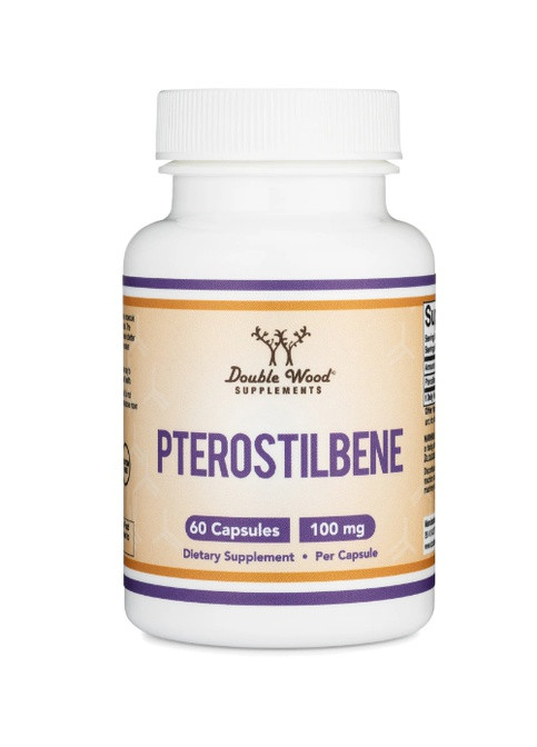 Double Wood Pterostilbene 100 mg 60 Caps Double Wood Supplements (259243616)