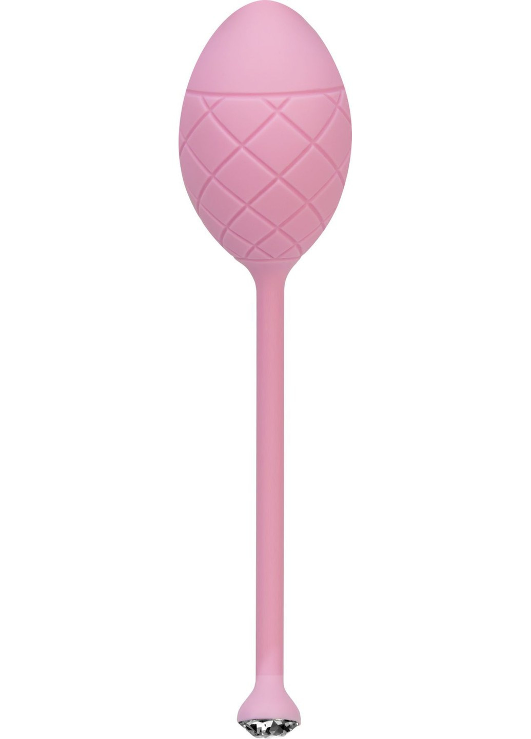 Роскошные вагинальные шарики - Frisky Pink с кристаллом, диаметр 3,2см, вес 49-75гр Pillow Talk (276389643)