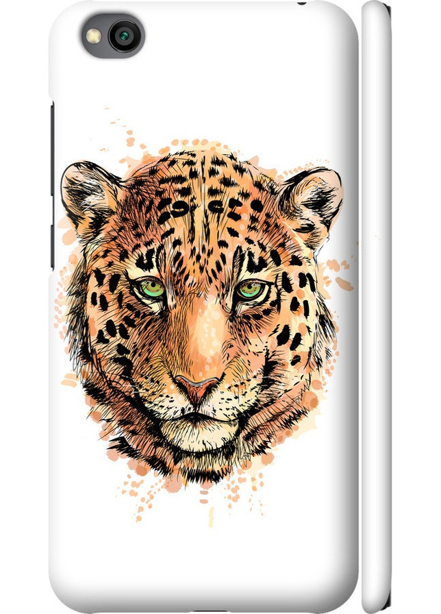 3D пластиковий матовий чохол 'Леопард v2' для Endorphone Xiaomi Redmi Go (258082271)