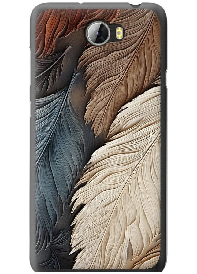 2D пластиковый чехол 'Листья в стиле бохо' для Endorphone Huawei Y5 II (265396111)