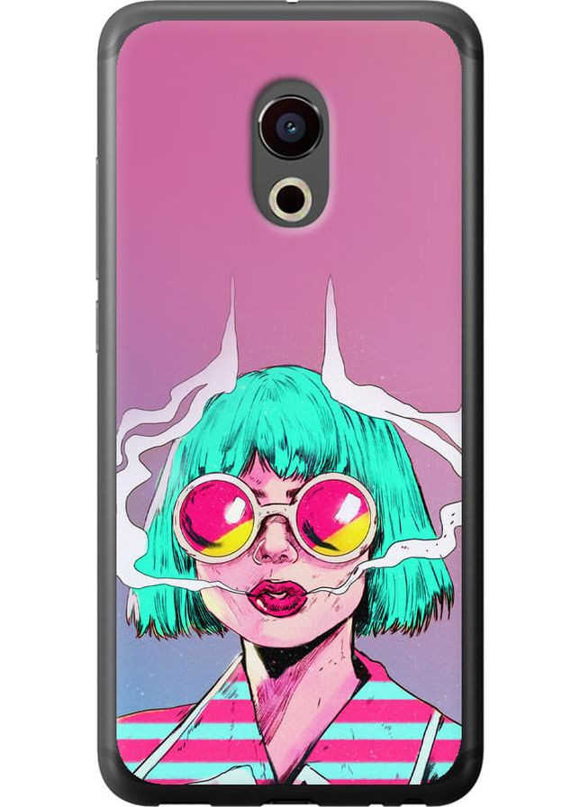 2D пластиковий чохол 'Поп арт дівчина' для Endorphone Meizu Pro 6 (276192435)