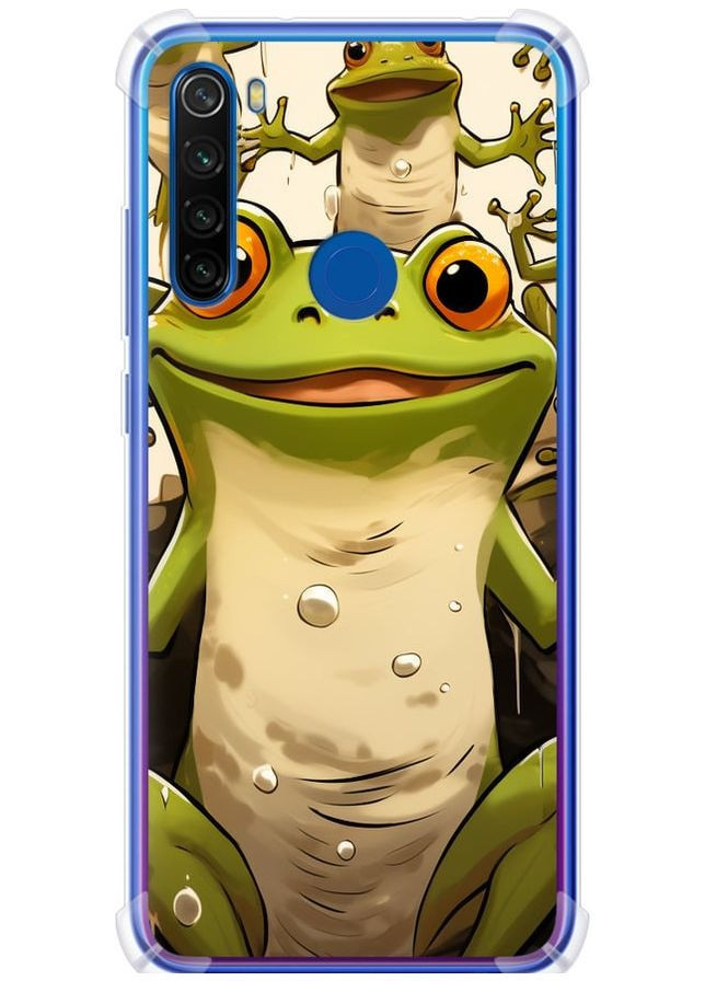 Силикон с усиленными углами чехол 'Веселая жаба' для Endorphone Xiaomi Redmi Note 8T (266905733)