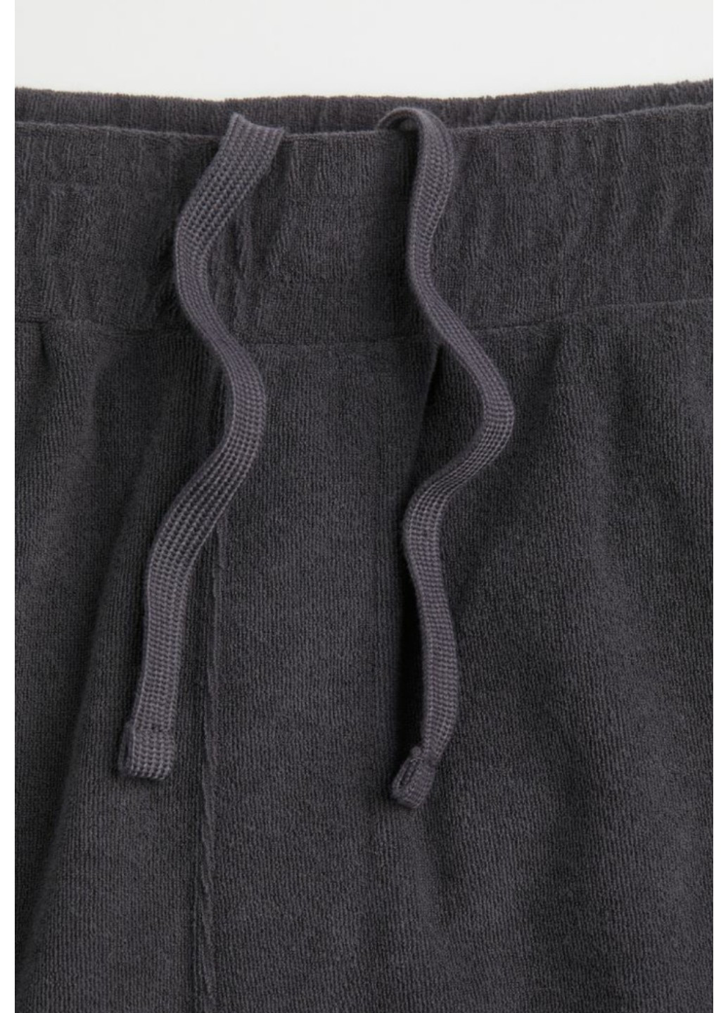 Мужские махровые шорты Н&М (55944) L Темно-серые H&M (259445675)