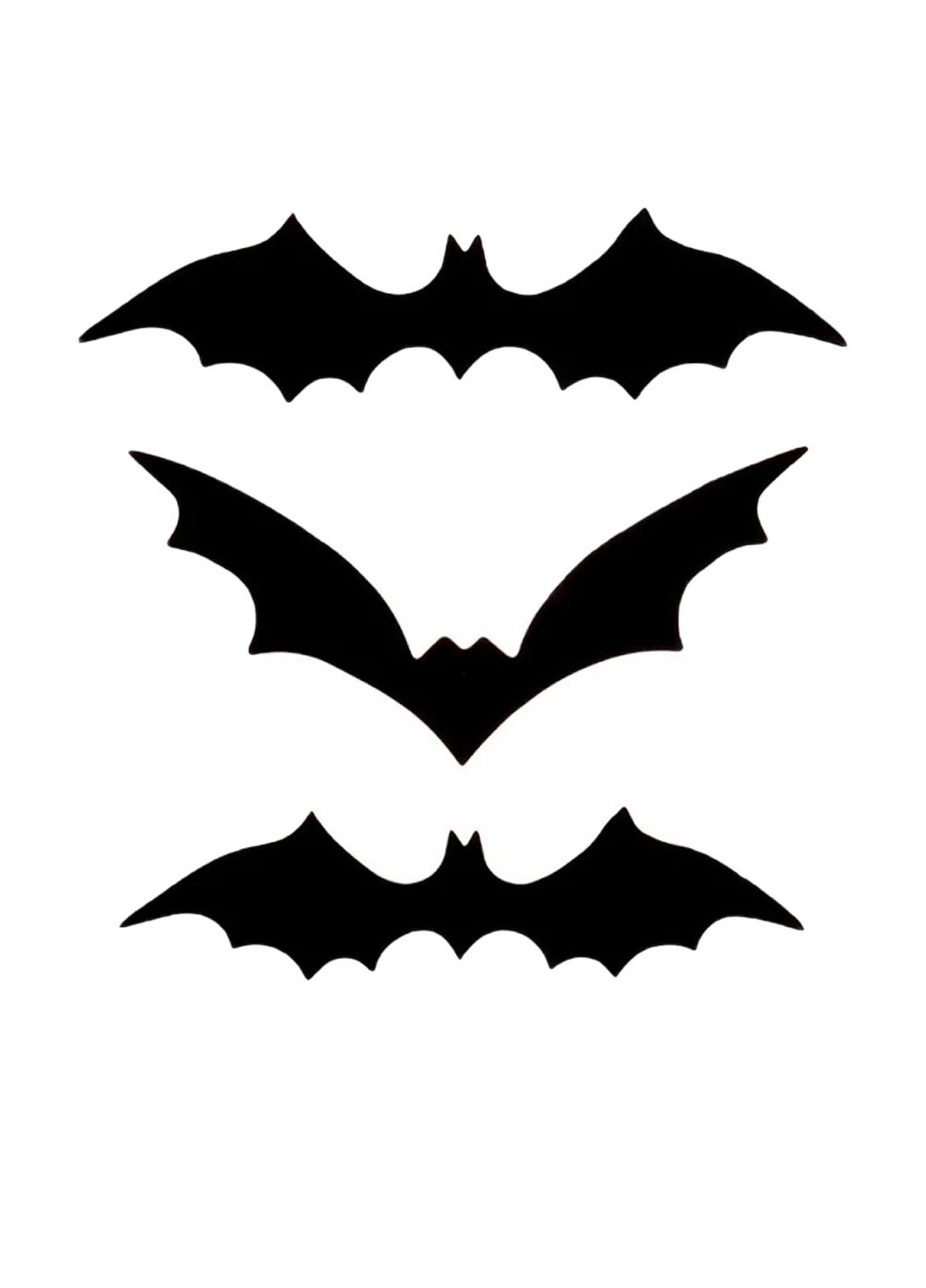 Набор на Хэллоуин "Летучие мыши" 3D цвет черный ЦБ-00202597 Yes (259466459)