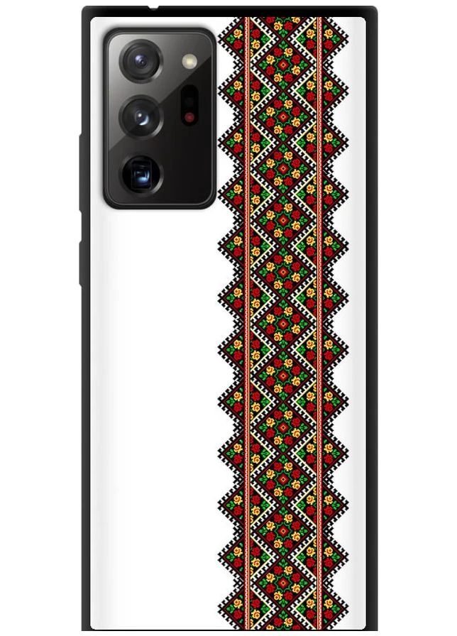 TPU чорний чохол 'Вишиванка 17' для Endorphone Samsung Galaxy Note 20 Ultra (269347054)