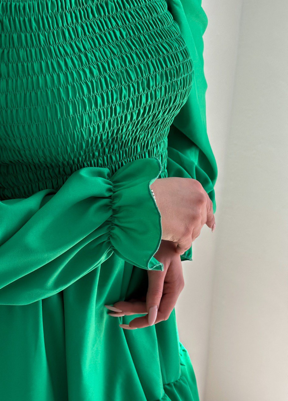 Зелена жіноча сукня софт No Brand