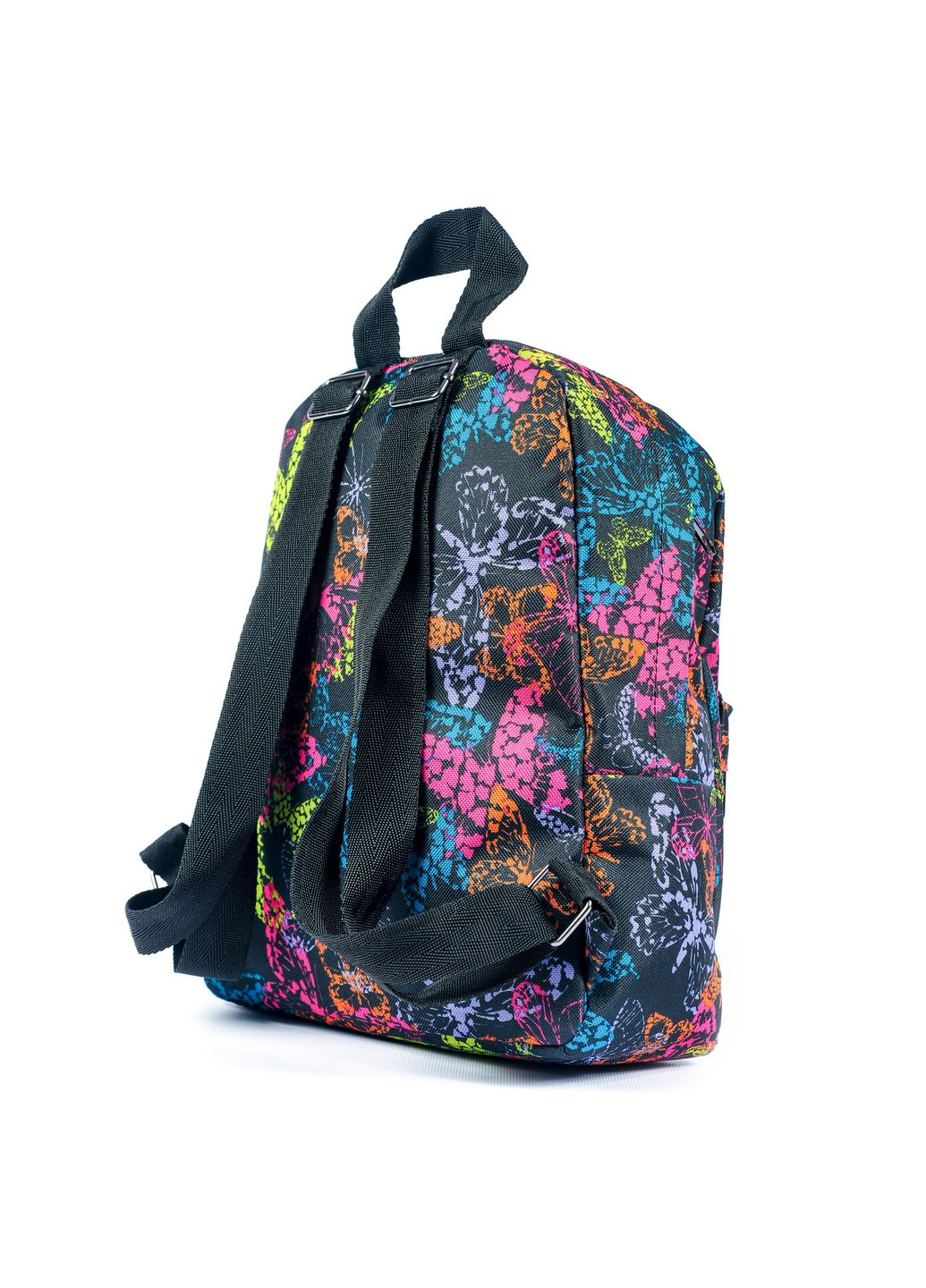 Детский рюкзак черного цвета с бабочками для города повседневный девчачий водонепроницаемый 7.5 литров No Brand (258591285)