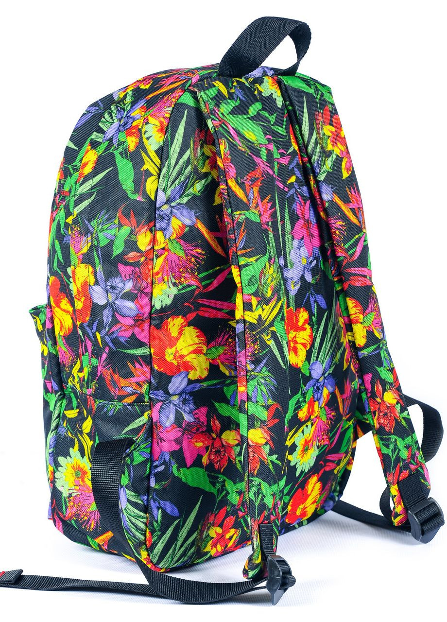 Яскравий жіночий рюкзак з квітковим принтом водонепроникний повсякденний No Brand (260597020)