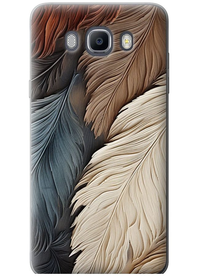 Силіконовий чохол 'Листя в стилі бохо' для Endorphone Samsung Galaxy J7 (2016) J710F (265394586)