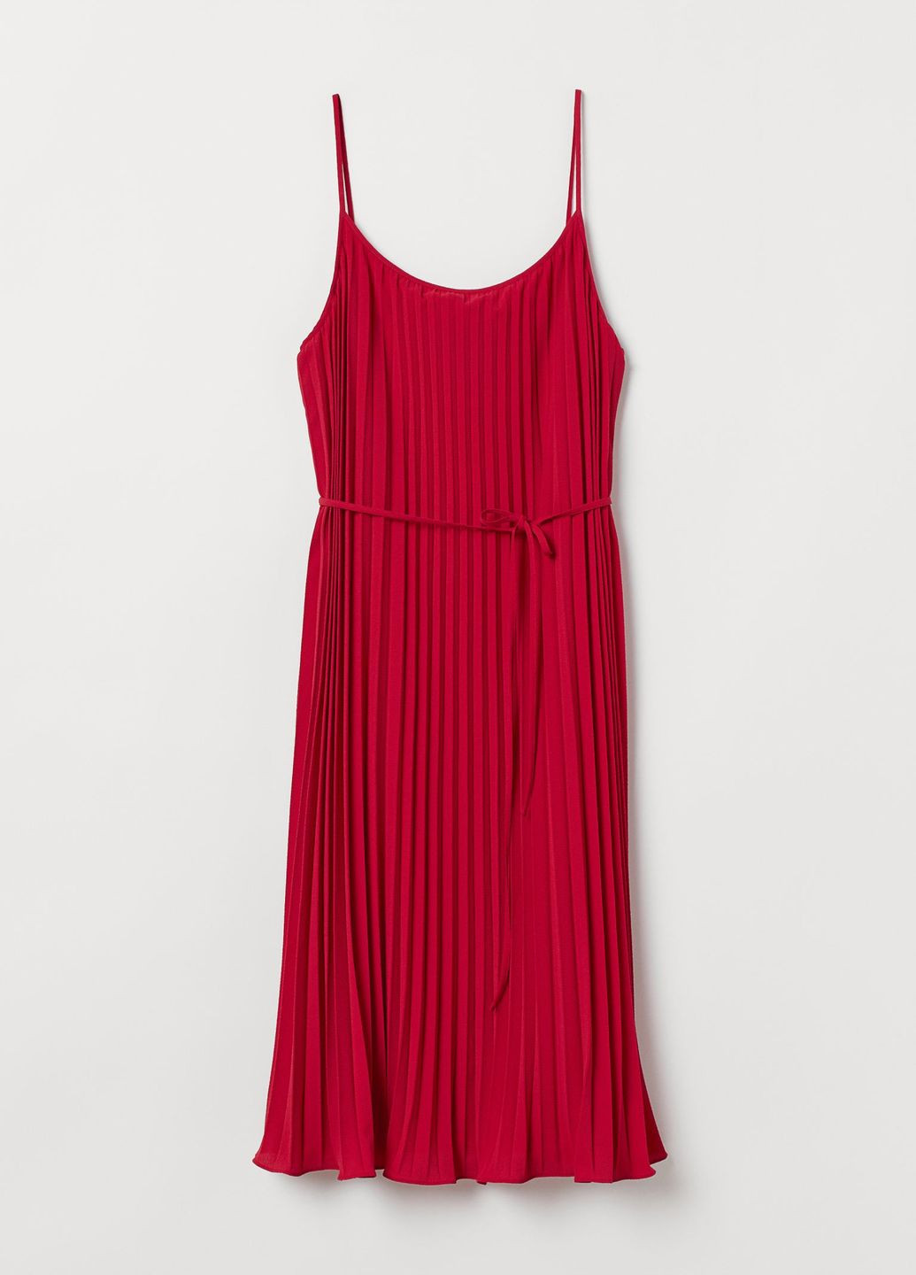 Темно-червона повсякденний плаття, сукня H&M однотонна