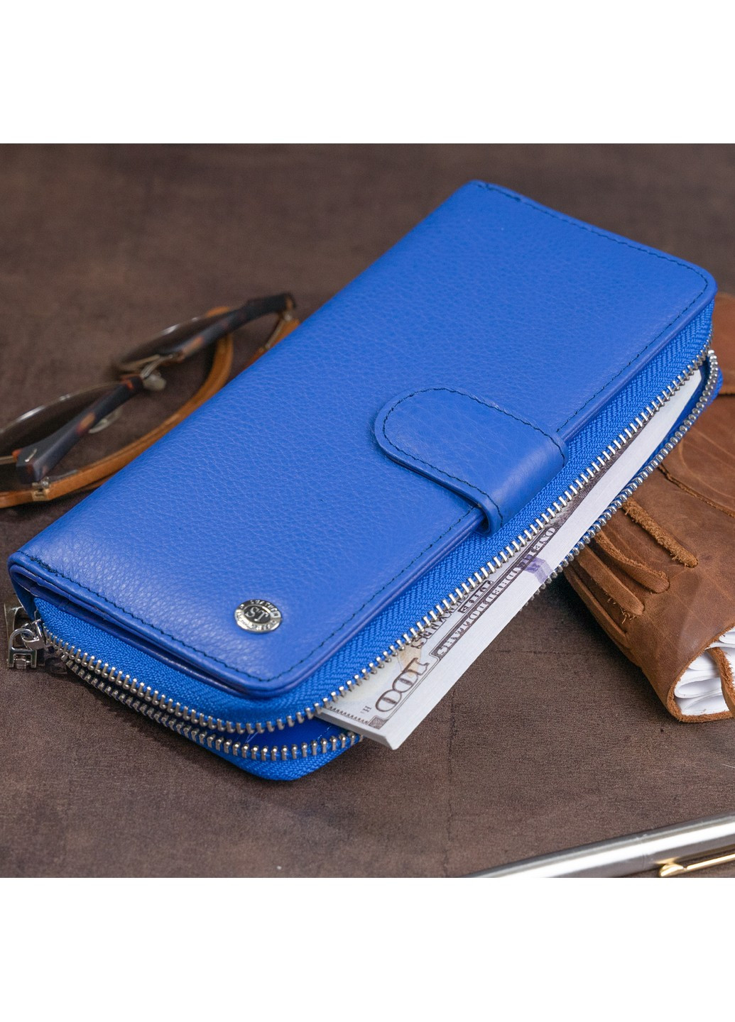 Жіночий гаманець st leather (257557913)