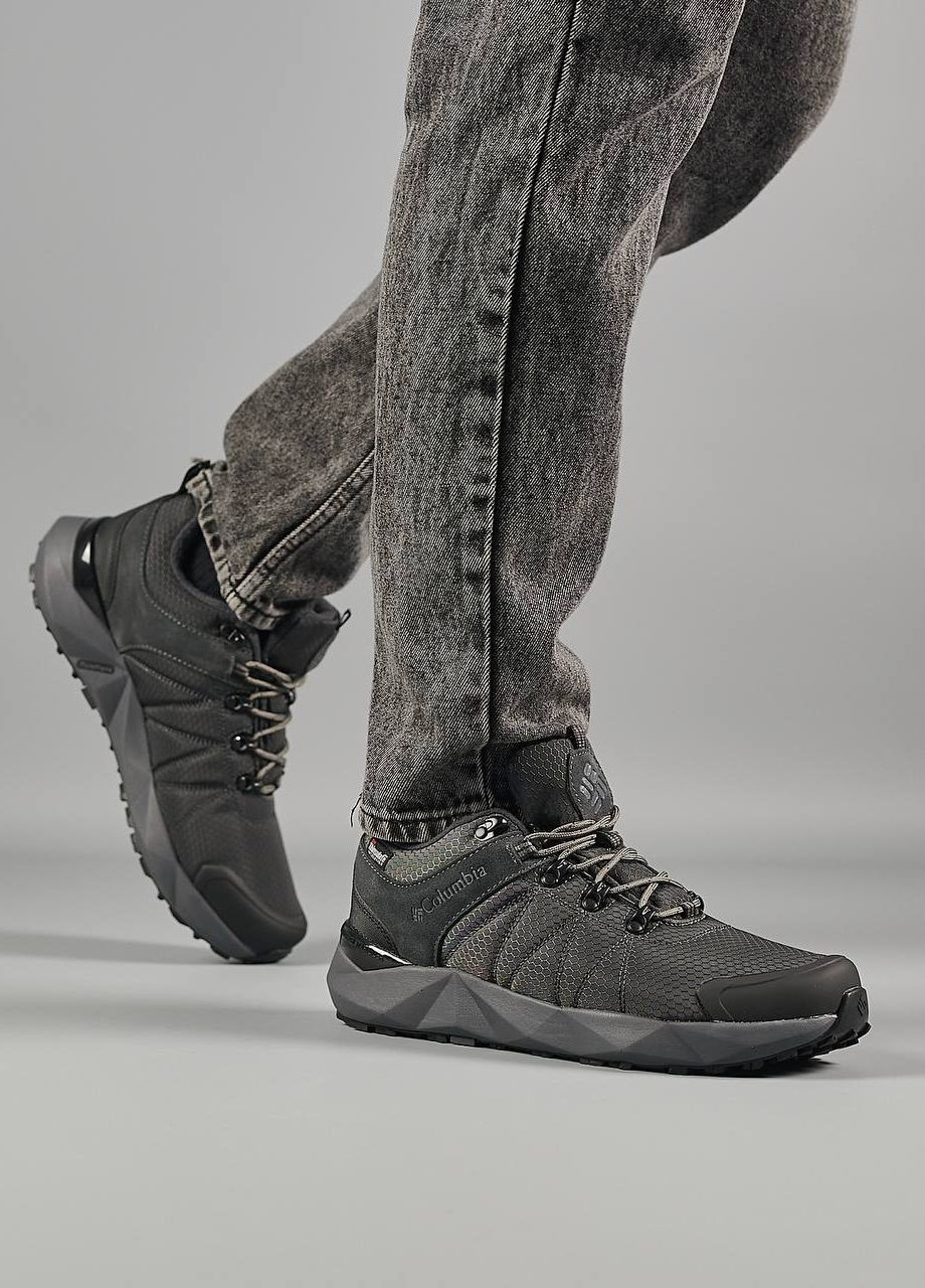 Сірі Осінні кросівки чоловічі, вьетнам Columbia Facet Low Trinsulate Dark Grey Termo