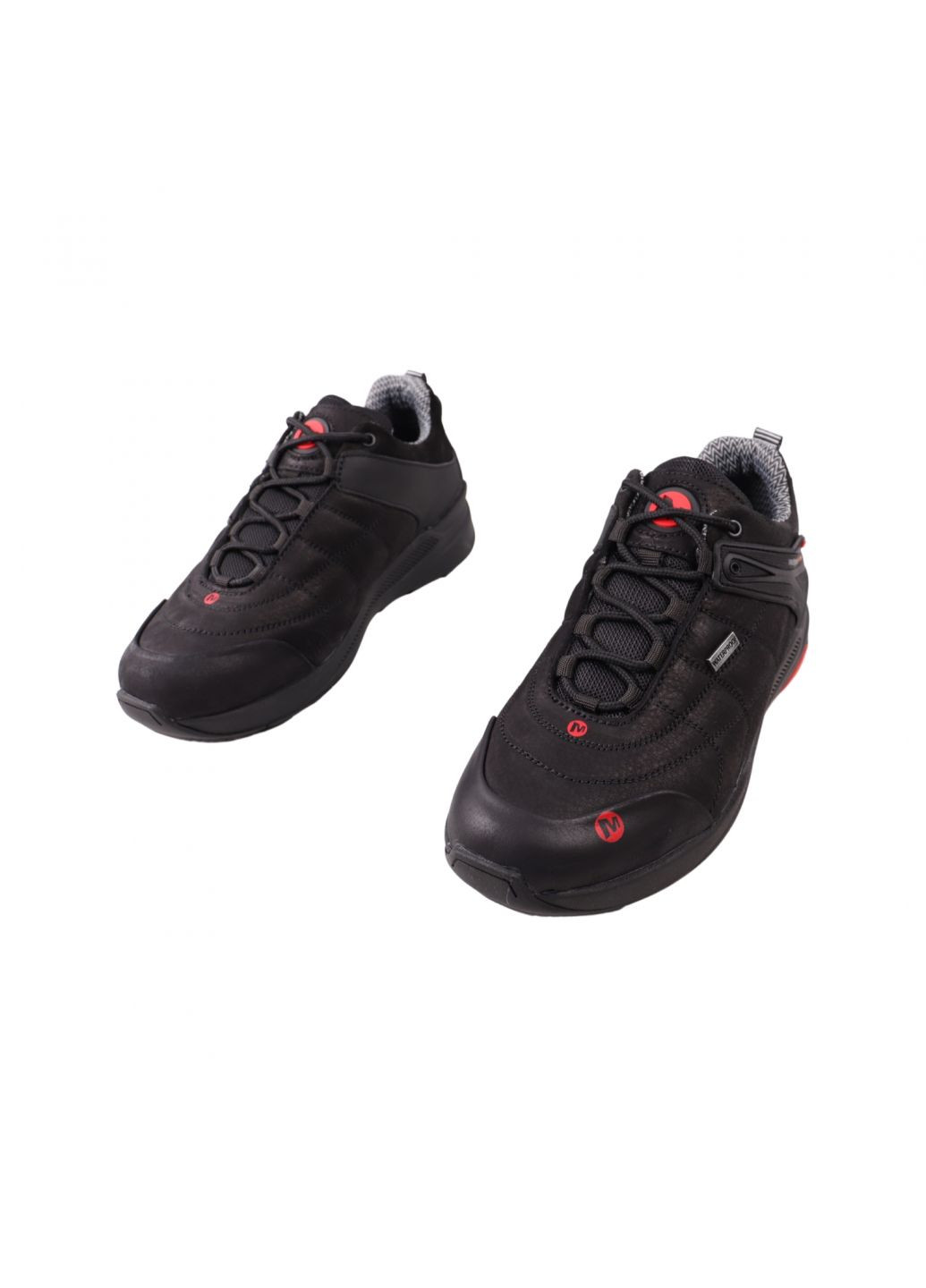 Чорні кросівки чоловічі чорні натуральний нубук MDK 54-23DTS