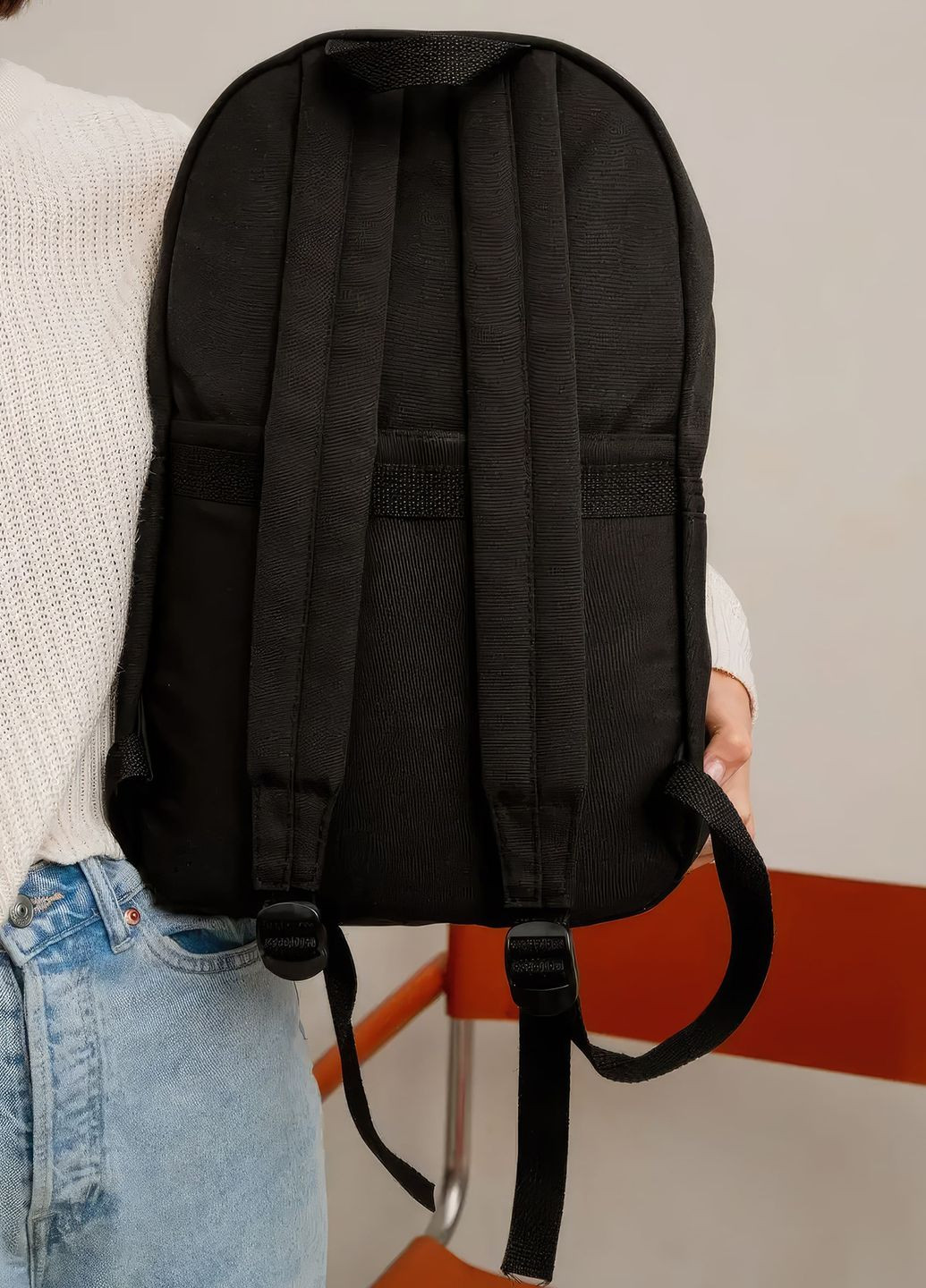 Рюкзак міський жіночий чоловічий рюкзак для ноутбука дорожній рюкзак для роботи міста подорожей місткий Чорний 68424 OnePro (267155336)