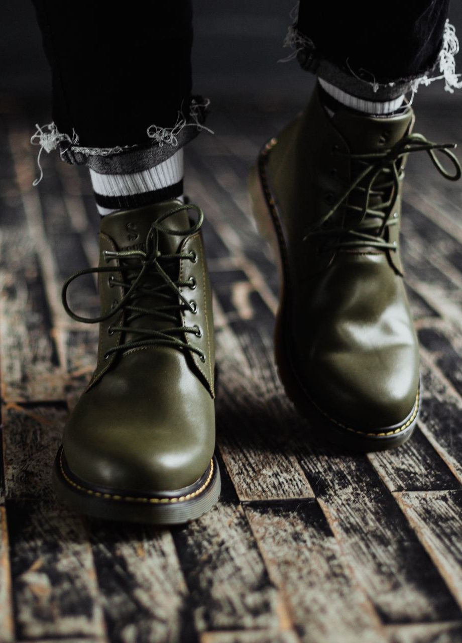 Зеленые зимние ботинки south warfare green/winter Vakko