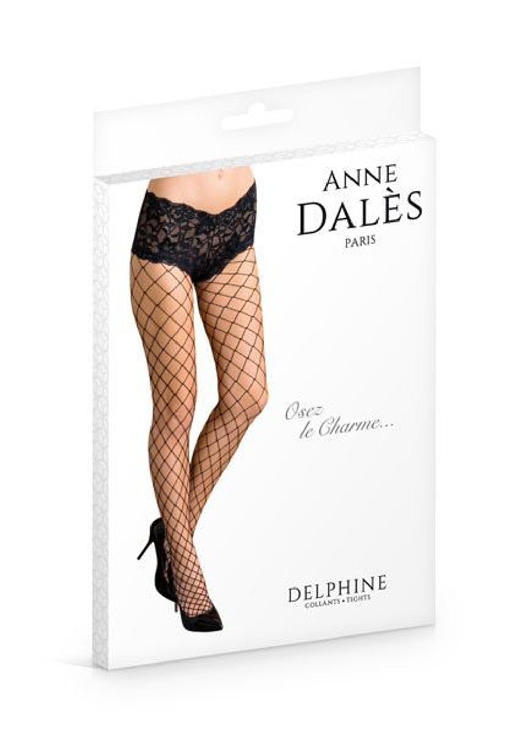 Панчохи DELPHINE T4 Black Anne De Ales (257300545)