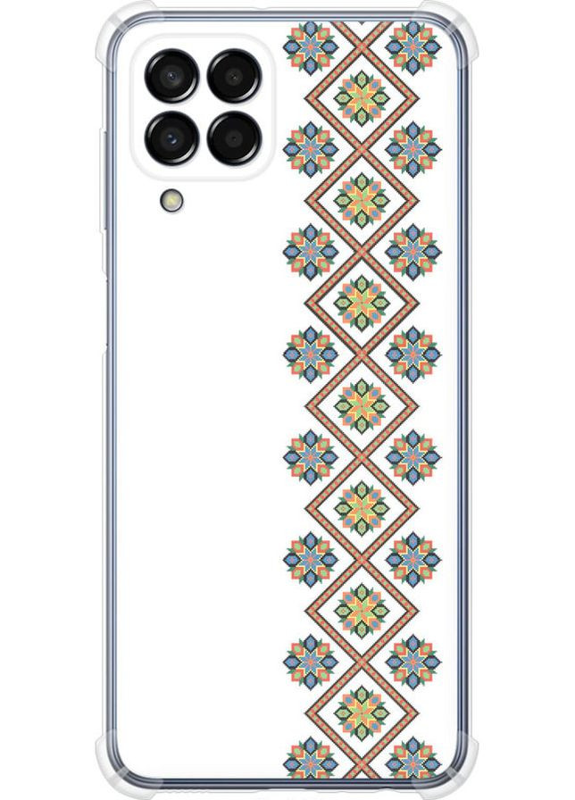 Силіконовий протиударний с посиленими кутами чохол 'Вишиванка 24' для Endorphone Samsung Galaxy M33 M336B (269361435)