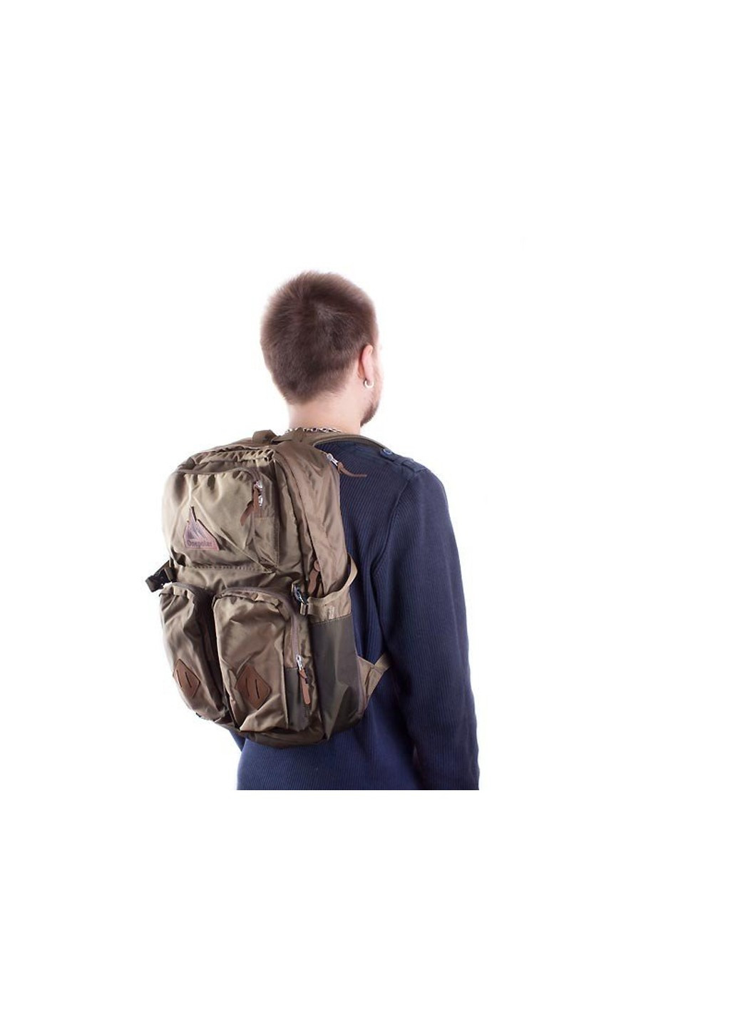Мужской коричневый рюкзак для ноутбука Onepolar (262976815)