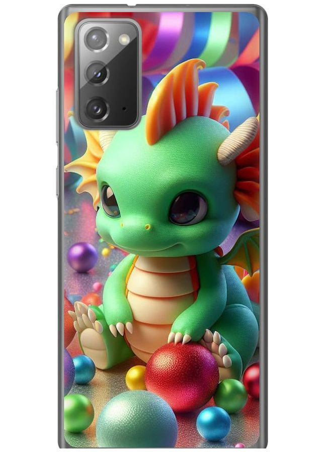 2D пластиковий чохол 'Веселий дракончик' для Endorphone Samsung Galaxy Note 20 (275460992)