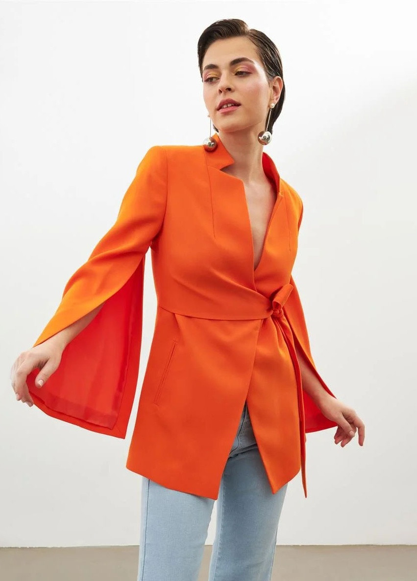 Оранжевый женский пиджак Setre -