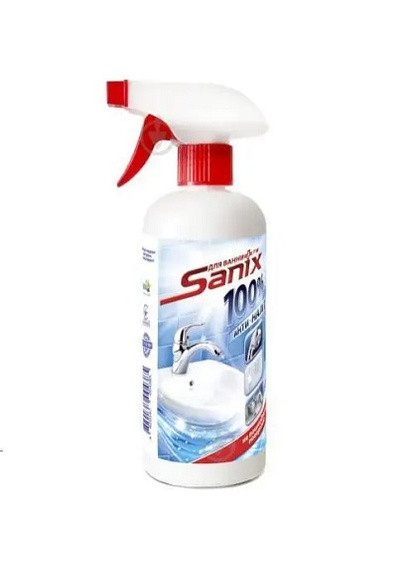 Средство для чистки ванной комнаты Анти-налет 500 мл Sanix (258653176)