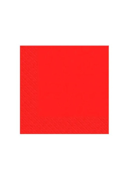 Серветки паперові тришарові Червоні 18 шт Марго (258701119)