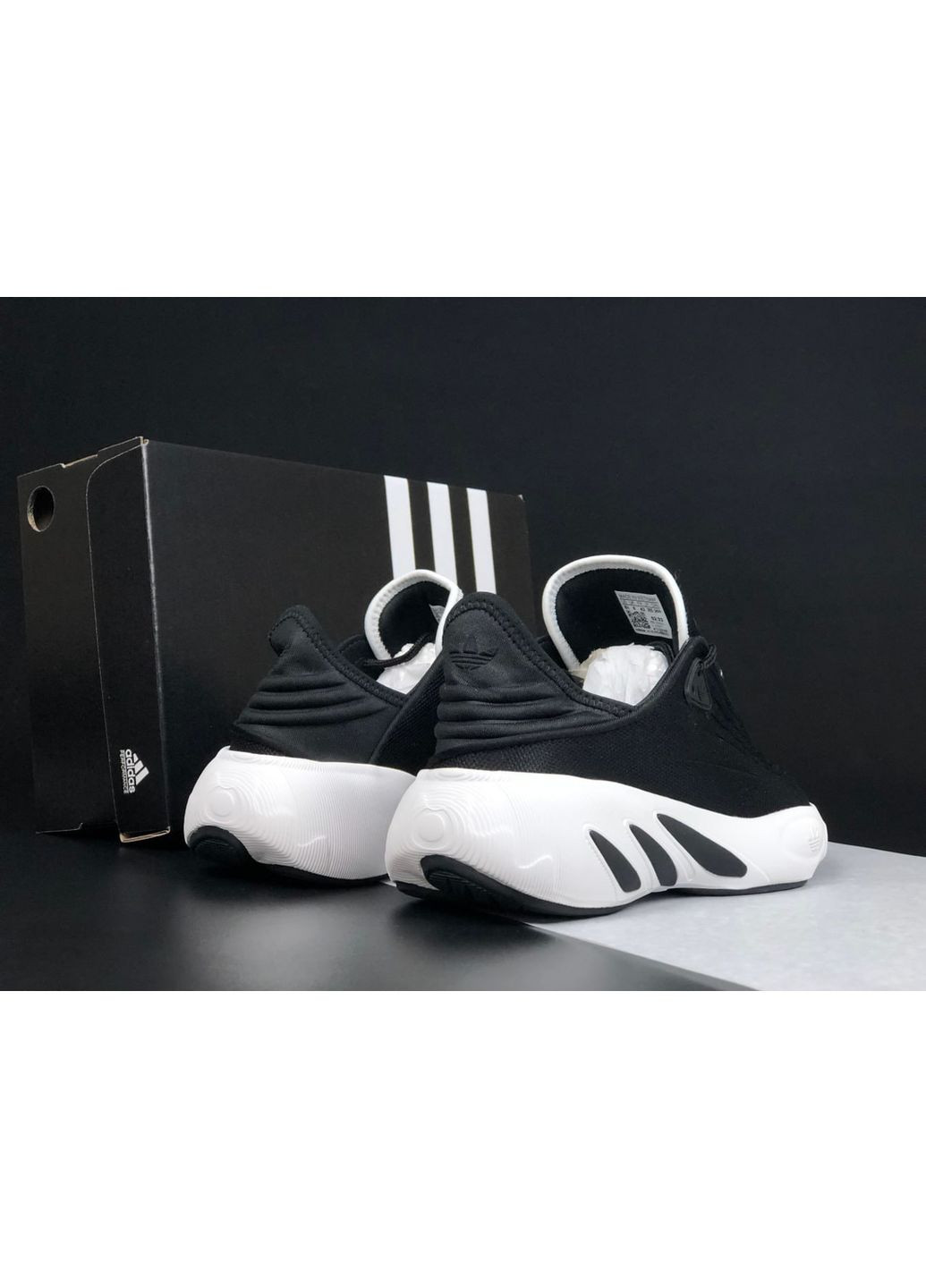 Чорні Осінні кросівки чоловічі, вьетнам adidas Adifom Sltn