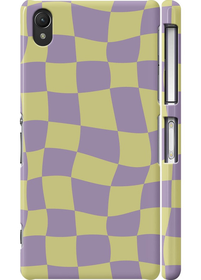 3D пластиковый матовый чехол 'Квадраты v2' для Endorphone Sony Xperia Z2 D6502/D6503 (257797387)