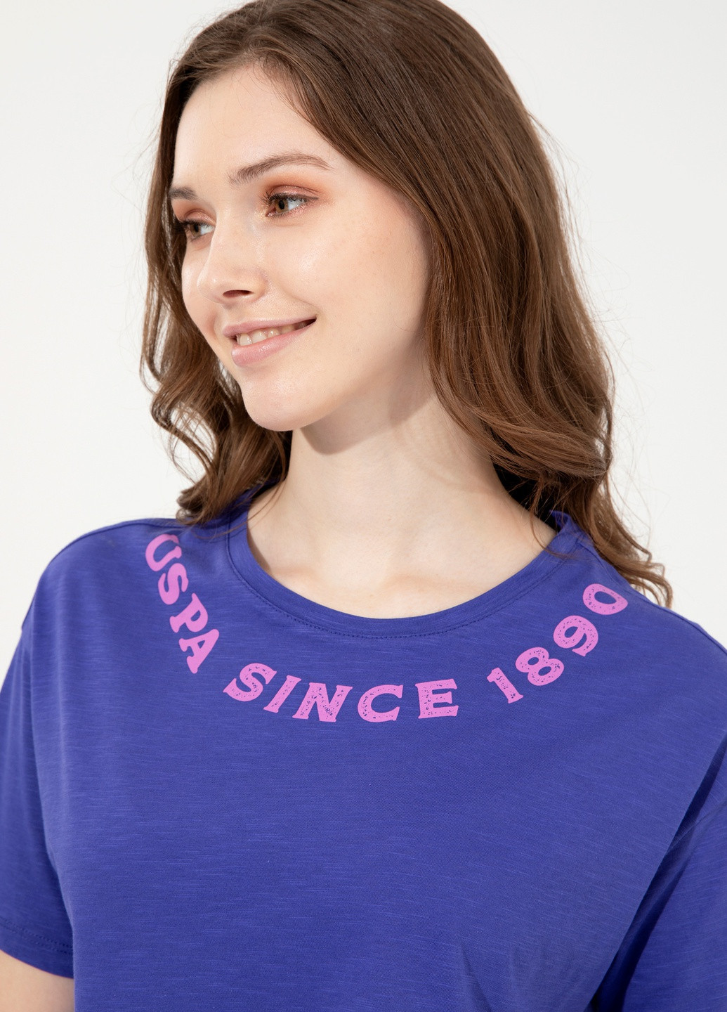 Розовая футболка u.s/ polo assn. женская U.S. Polo Assn.
