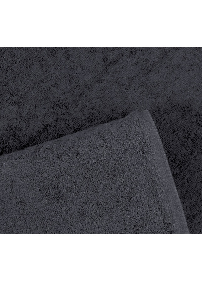 Lotus полотенце black - черный 70*140 (16/1) 400 г/м² однотонный черный производство - Турция