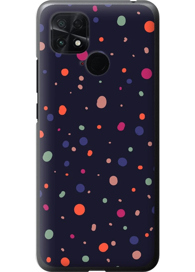 Силіконовий чохол 'Горошок v2' для Endorphone Xiaomi Poco C40 (258084967)