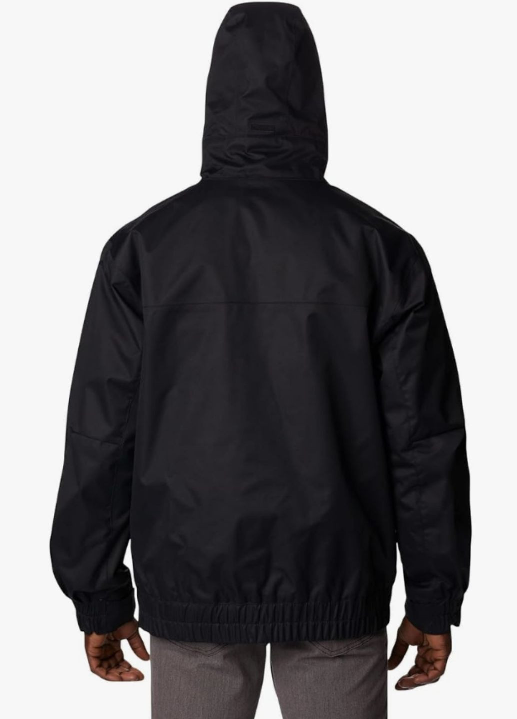 Чорна демісезонна чоловіча куртка водонепроникна, дихаюча, 48 р Columbia Boundary Springs