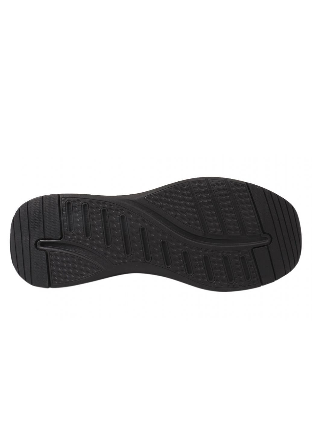 Чорні кросівки чоловічі з текстилю, на низькому ходу, на шнурівці, колір чорний, україна Restime 156-21/23LK