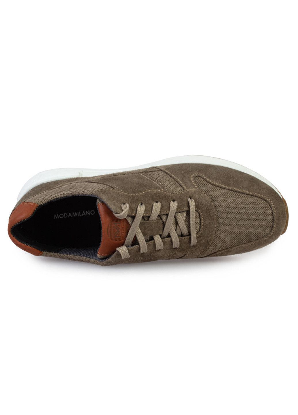 Бежевые демисезонные кроссовки мужские бренда 9200353_(1) ModaMilano