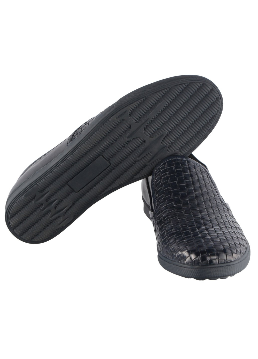 Черные мужские туфли 875332 Anemone без шнурков