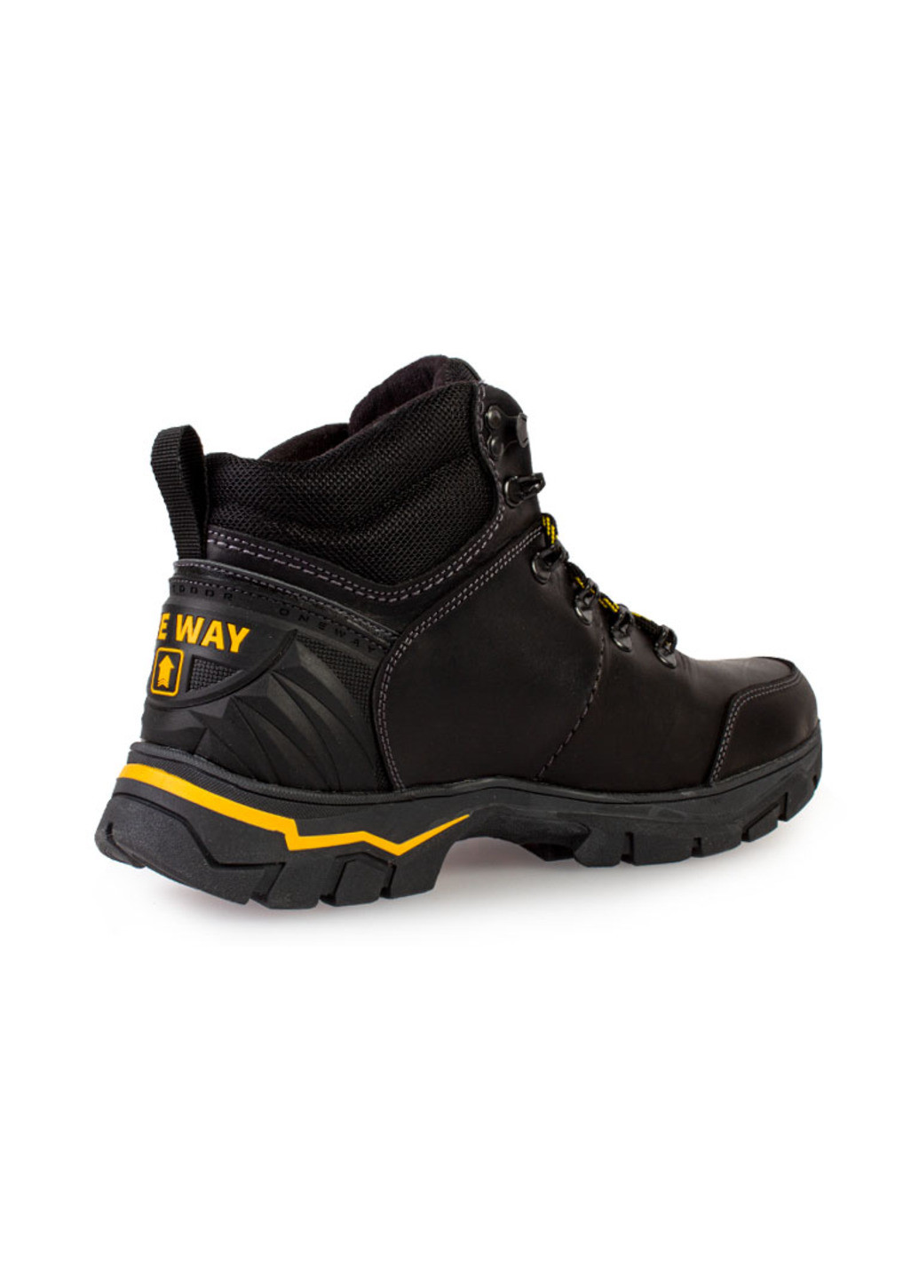 Черные зимние ботинки мужские бренда 9501021_(1) One Way