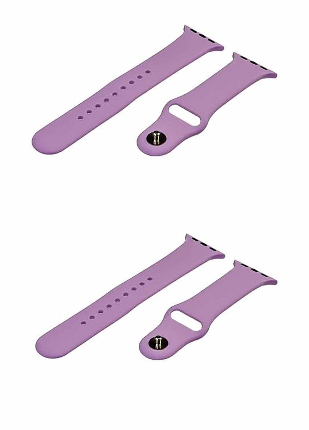 Ремінець силіконовий для Apple Watch Sport Band розмір S колір №07 колір бузковий ЦБ-00195346 Rainbow High (259466691)