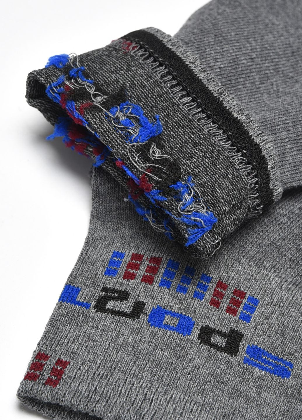 Шкарпетки чоловічі спортивні темно-сірого кольору розмір 41-45 Let's Shop (278050418)