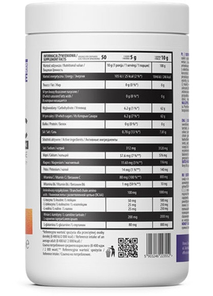 Isotonic 500 g /50 servings/ Orange Ostrovit (256724197)