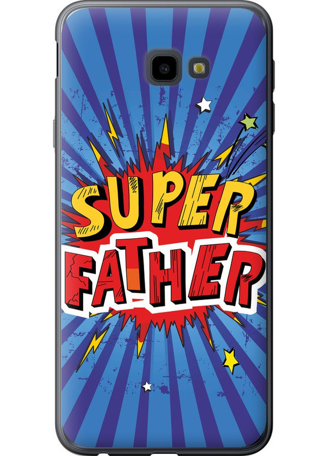 Силиконовый чехол 'Супер папа v2' для Endorphone Samsung Galaxy J4 Plus 2018 (258084350)