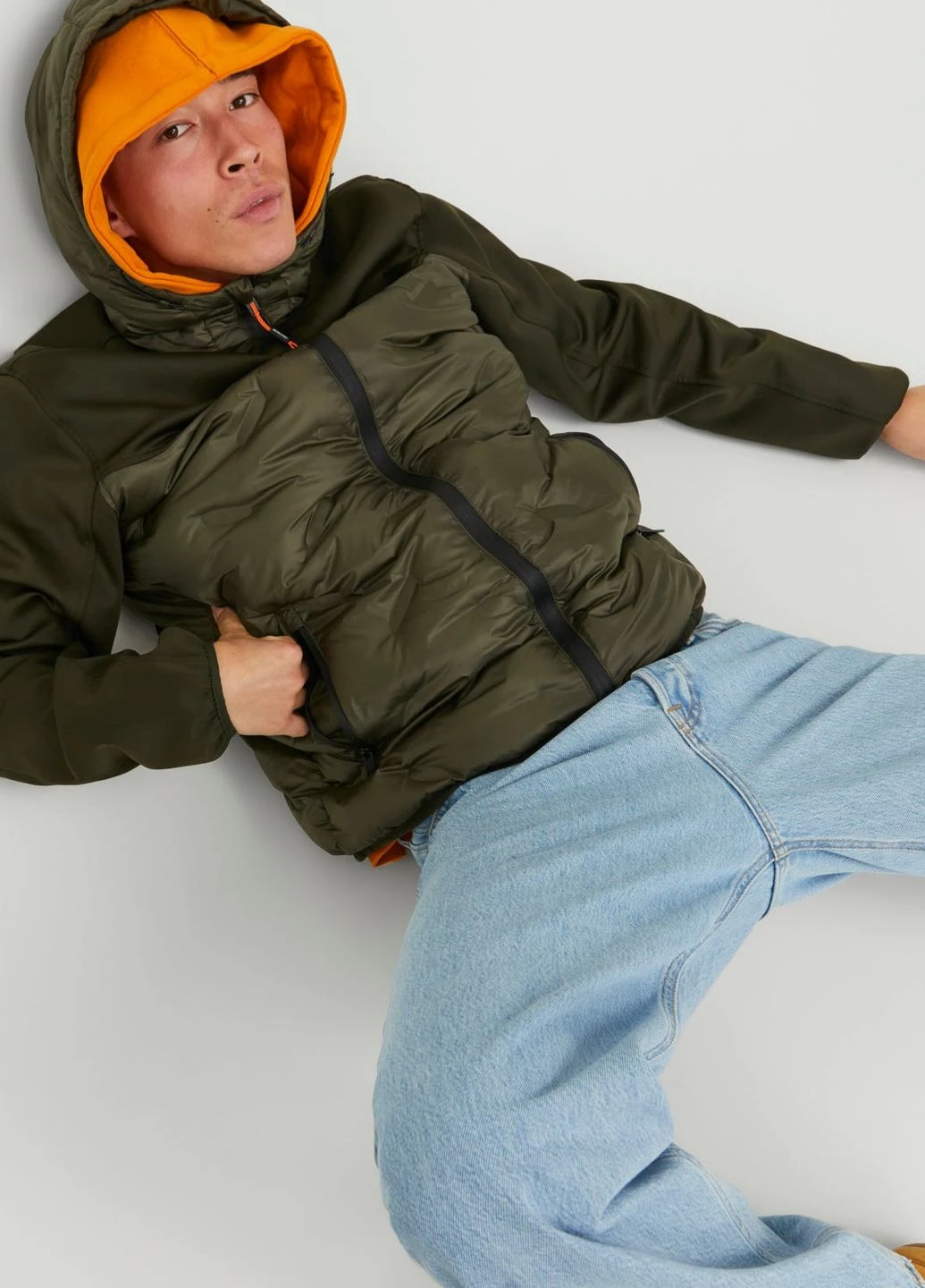 Темно-зелена куртка демісезон,болотний,jack&jones Jack & Jones
