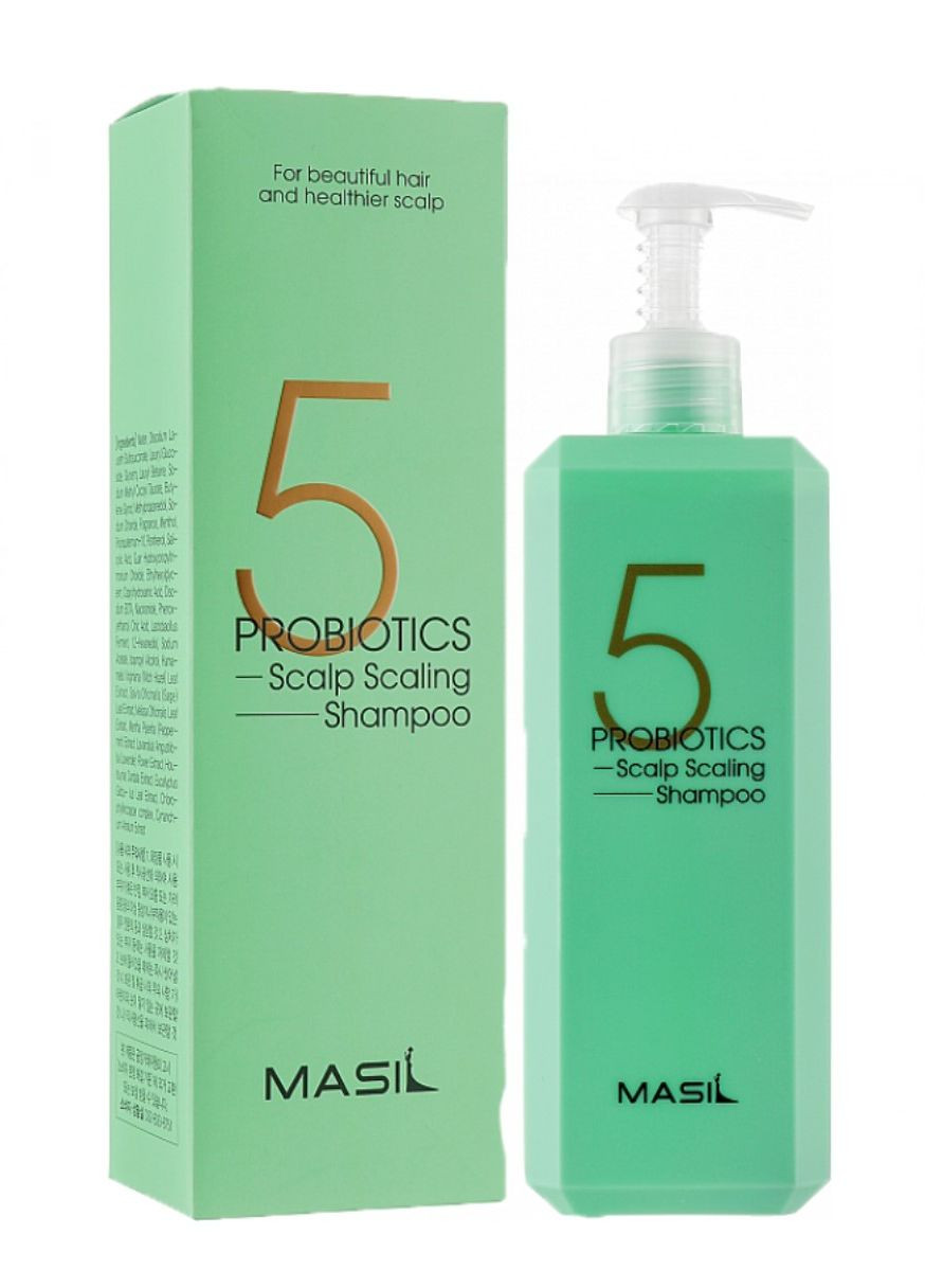 Шампунь для глибокого очищення шкіри голови 5 Probiotics Scalp Scaling Shampoo 500 мл MASIL (267158920)