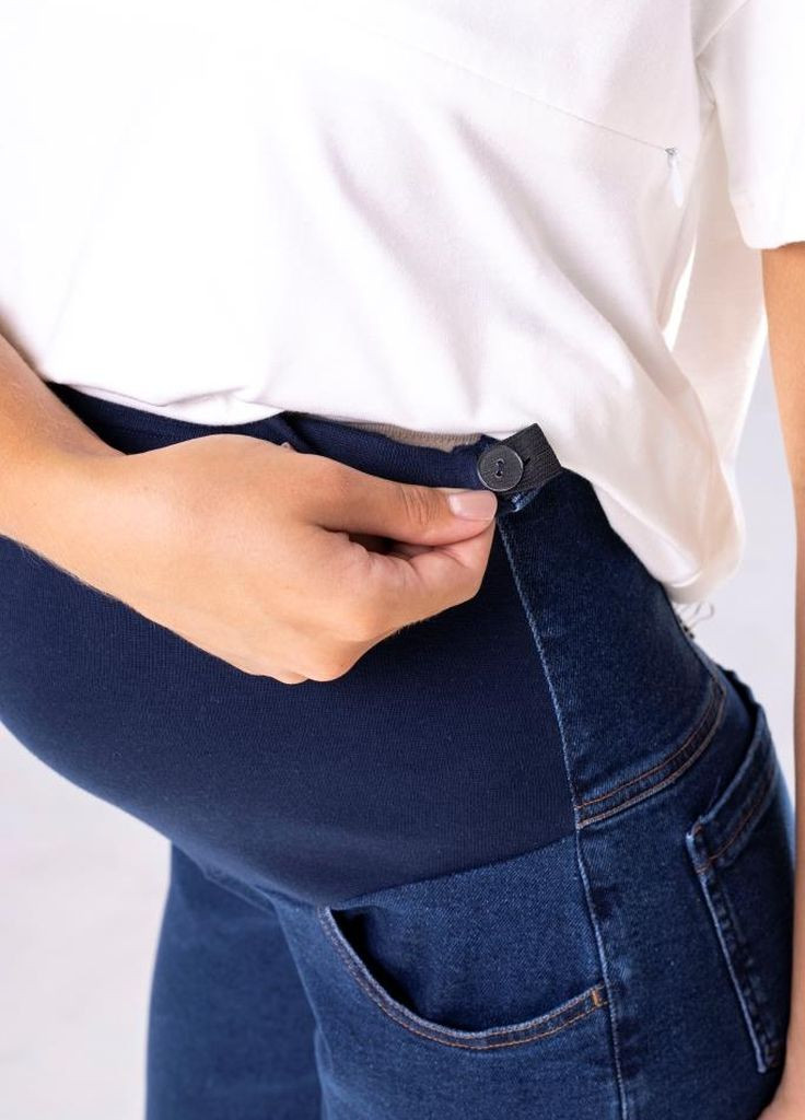 Комфортные и стильные джинсы для беременных с высокой спинкой Mom Jeans Юла мама - (276248952)