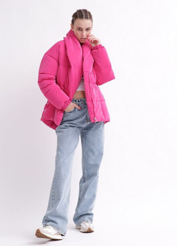 Малиновая зимняя куртка X-Woyz