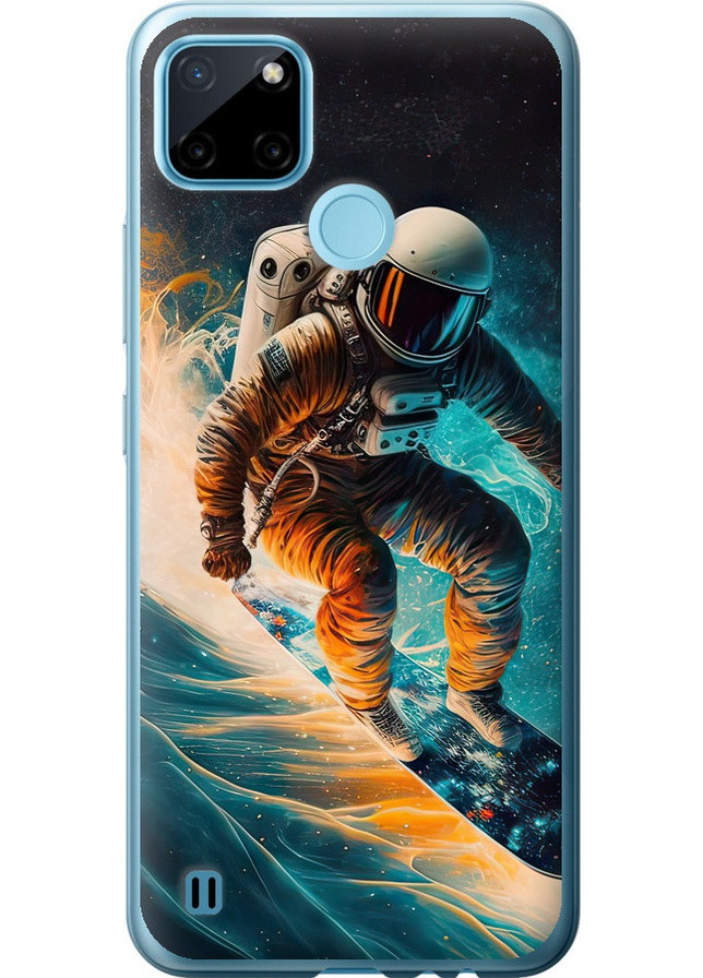 Силіконовий чохол 'Сноубордист' для Endorphone Realme C25Y (258087707)