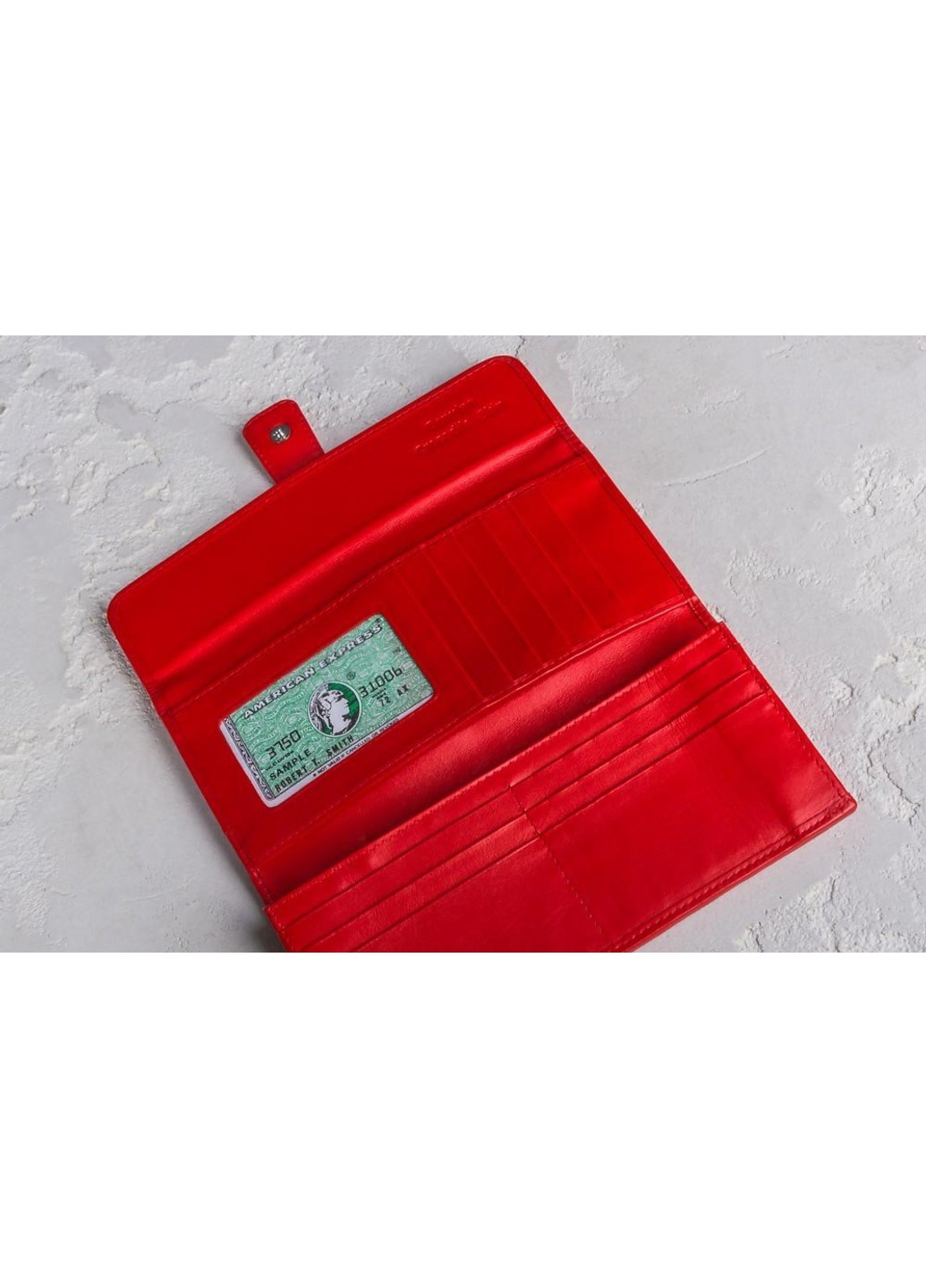 Жіночий червоний гаманець зі шкіри крокодила cw24 Ekzotic Leather (269089374)
