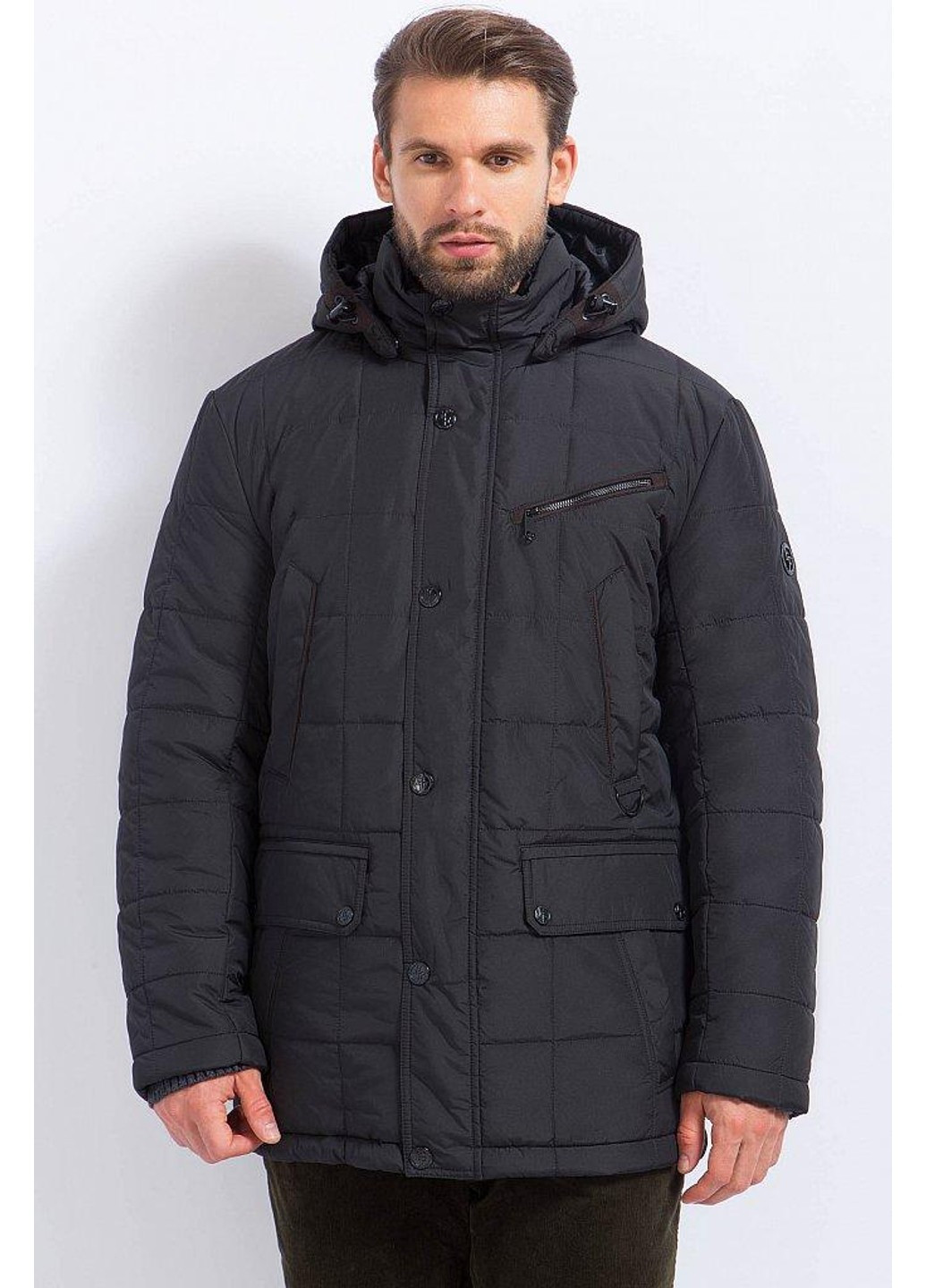 Чорна зимня зимова куртка a17-21017-200 Finn Flare